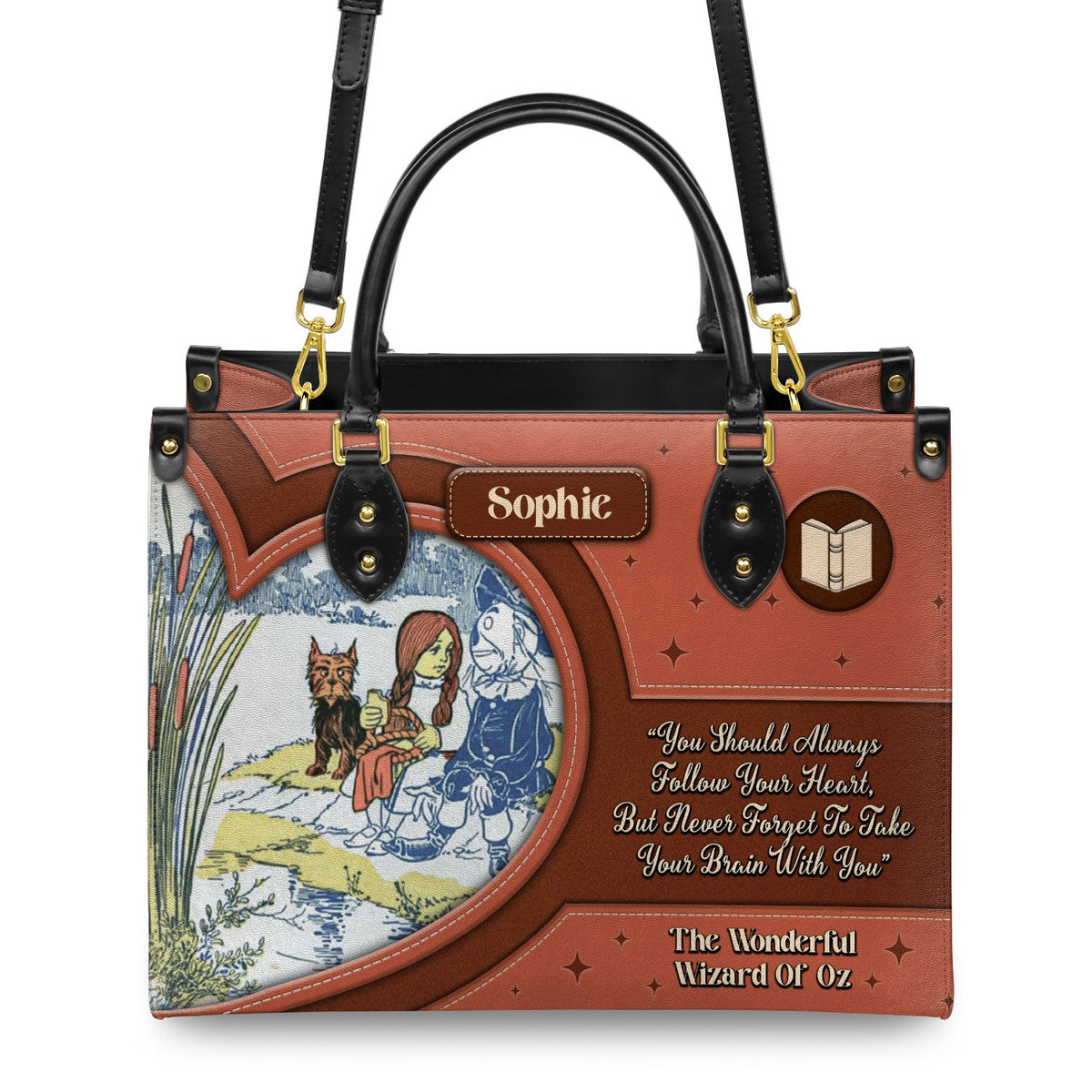 The Wonderful Wizard Of Oz You Should Always Follow Your Heart NQAY1301001A Leather Bag