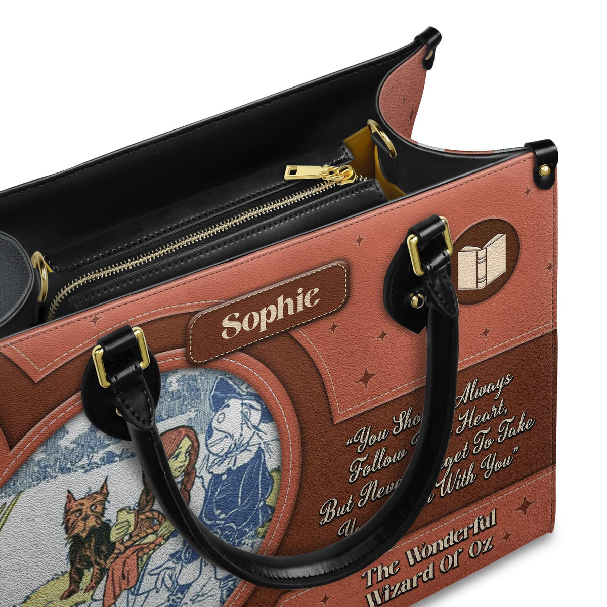 The Wonderful Wizard Of Oz You Should Always Follow Your Heart NQAY1301001A Leather Bag