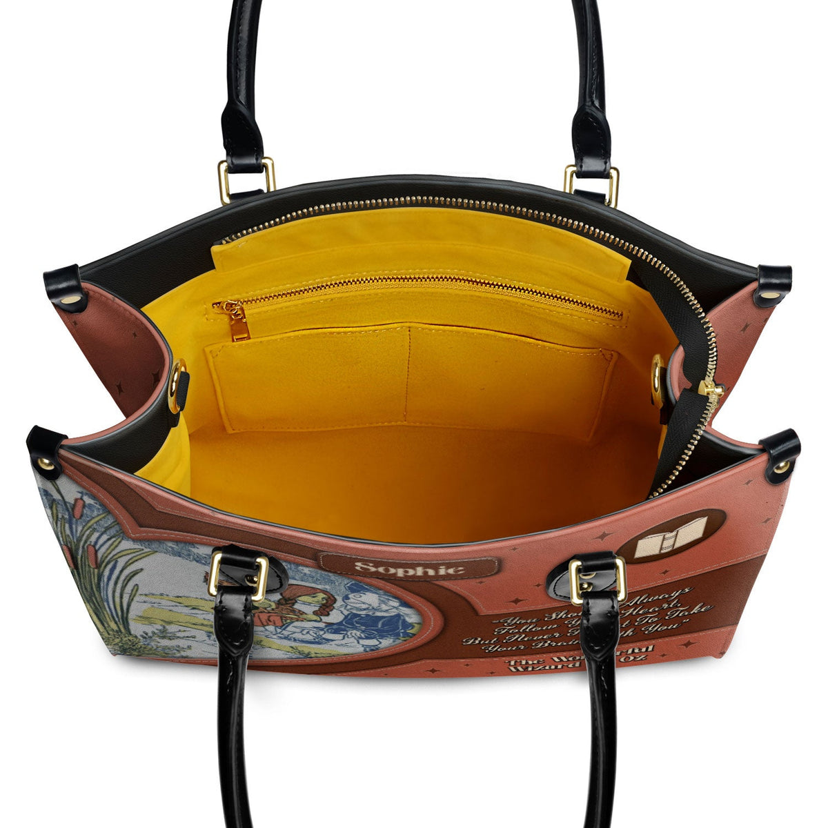 The Wonderful Wizard Of Oz You Should Always Follow Your Heart NQAY1301001A Leather Bag