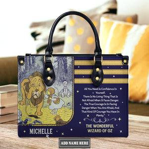 The Wonderful Wizard Of Oz All You Need Is Confidence In Yourself NQAY1003002A Leather Bag