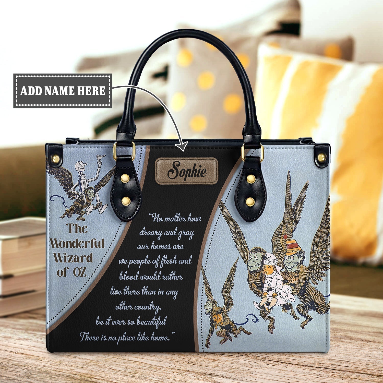 The Wonderful Wizard Of Oz There Is No Place Like Home NQAY1003005A Leather Bag
