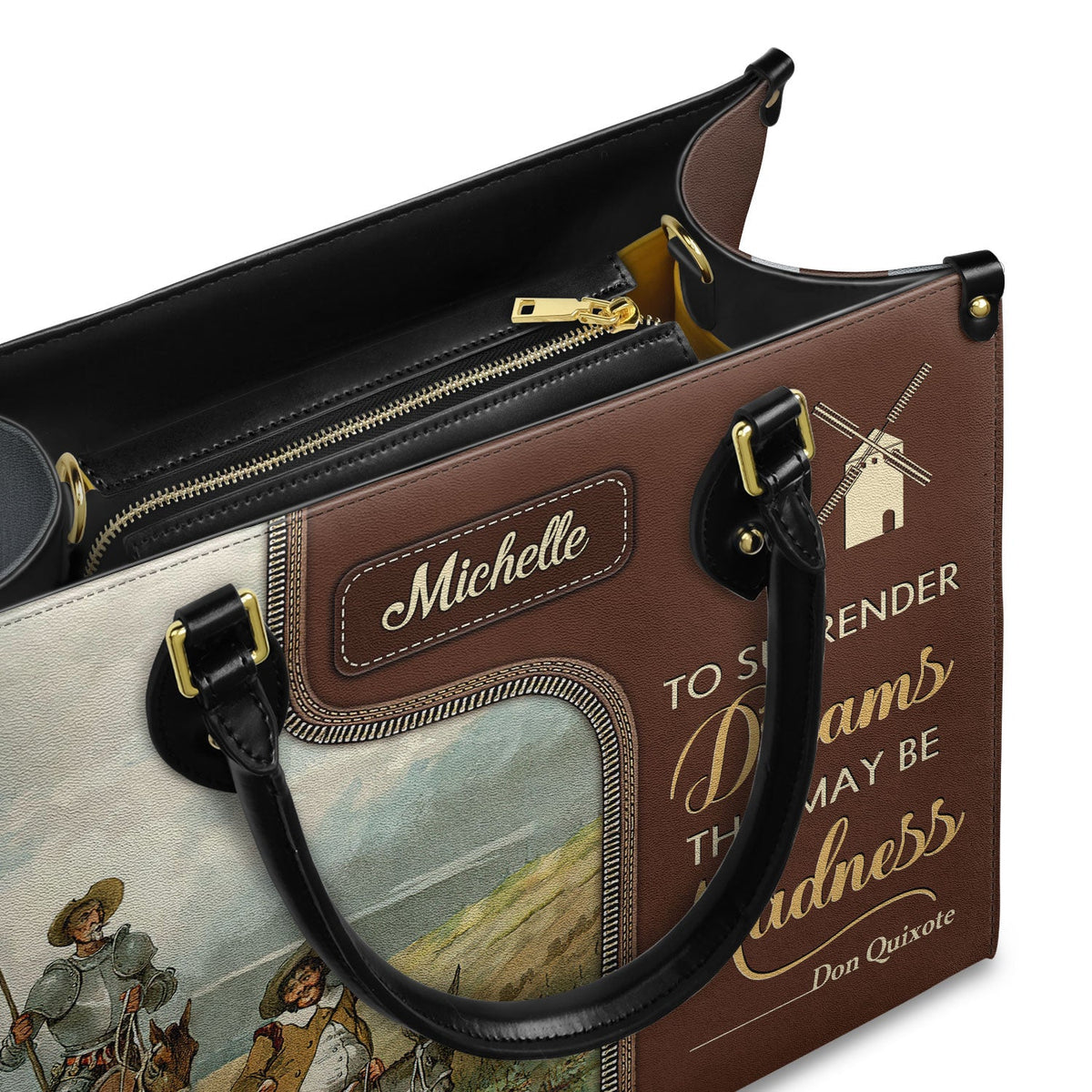 To Surrender Dreams This May Be Madness NNRZ0903002A Leather Bag