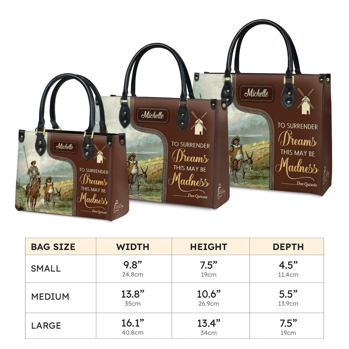 To Surrender Dreams This May Be Madness NNRZ0903002A Leather Bag