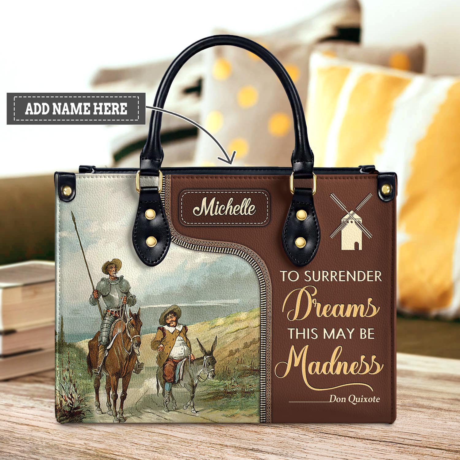 To Surrender Dreams This May Be Madness NNRZ0903002A Leather Bag