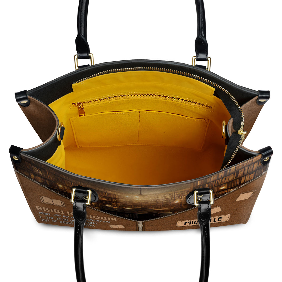 Abibliophobia Noun HHRZ03083226AI Leather Bag