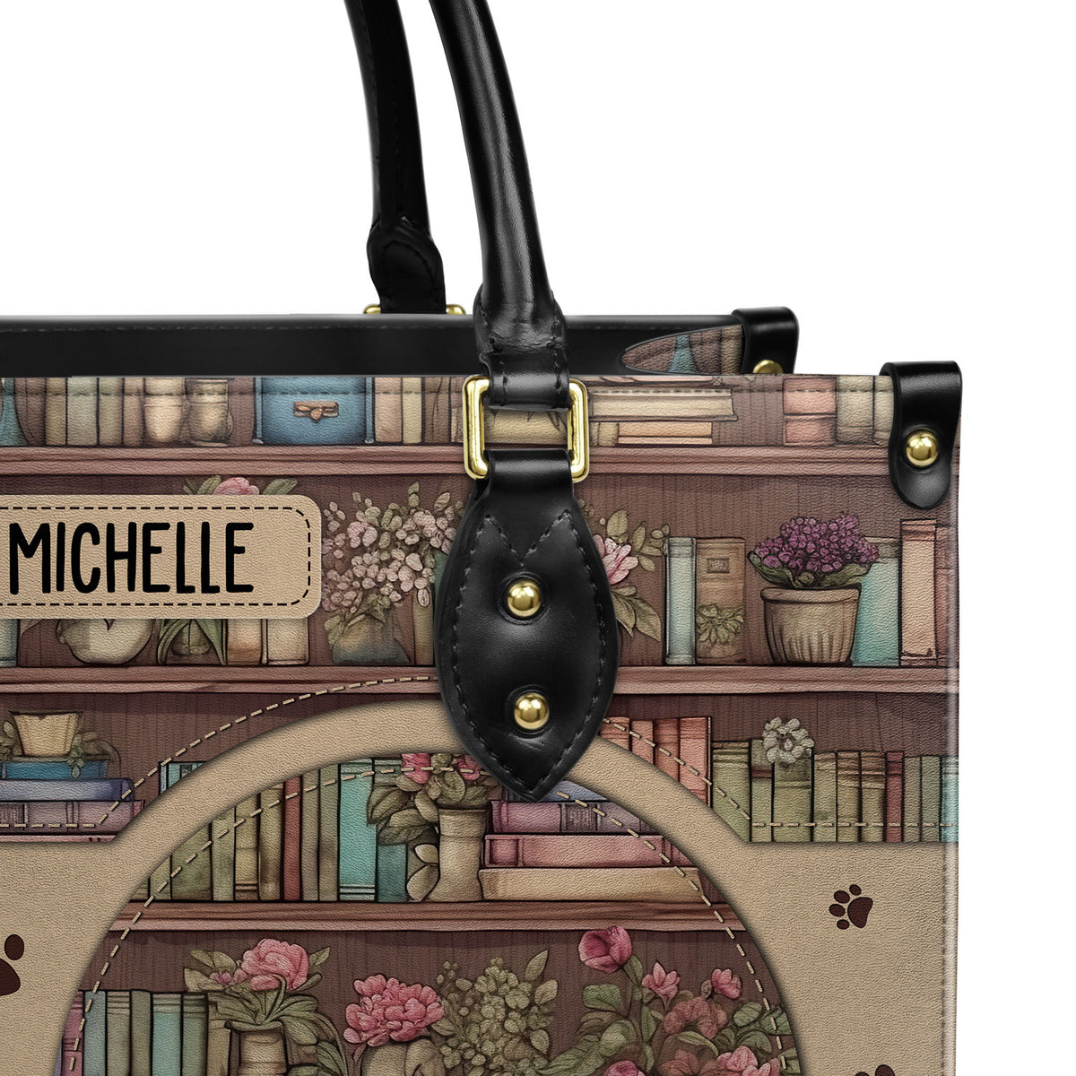 All I Need Is My Dog And A Good Book HHRZ03083656MD Leather Bag