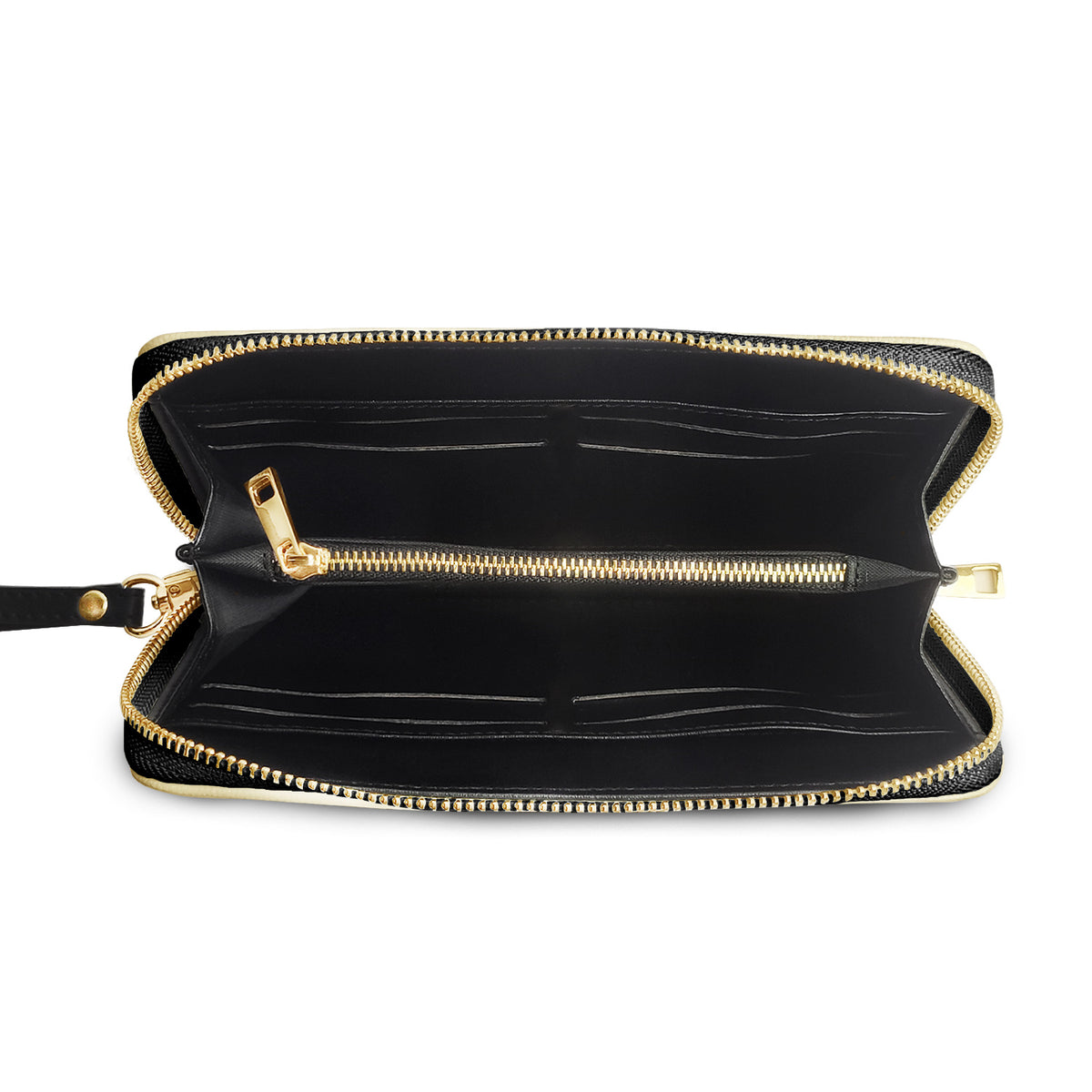Born To Read Forced To Socialize HHRZ15090827TL Zip Around Leather Wallet