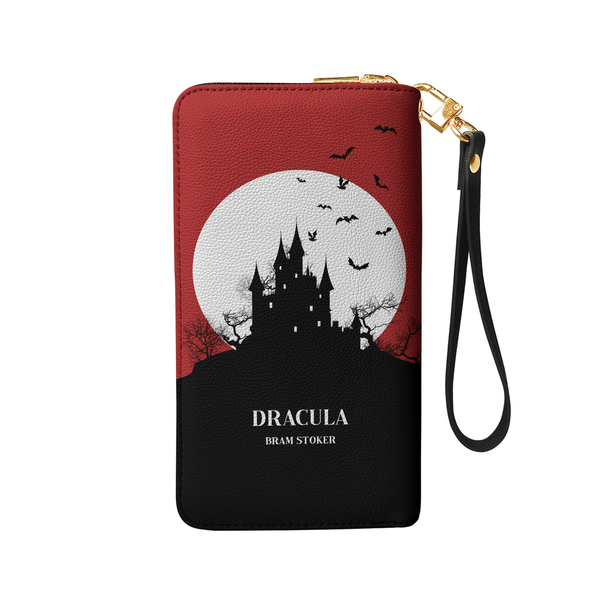 Dracula Bram Stoker NNRZ100723267 Zip Around Leather Wallet