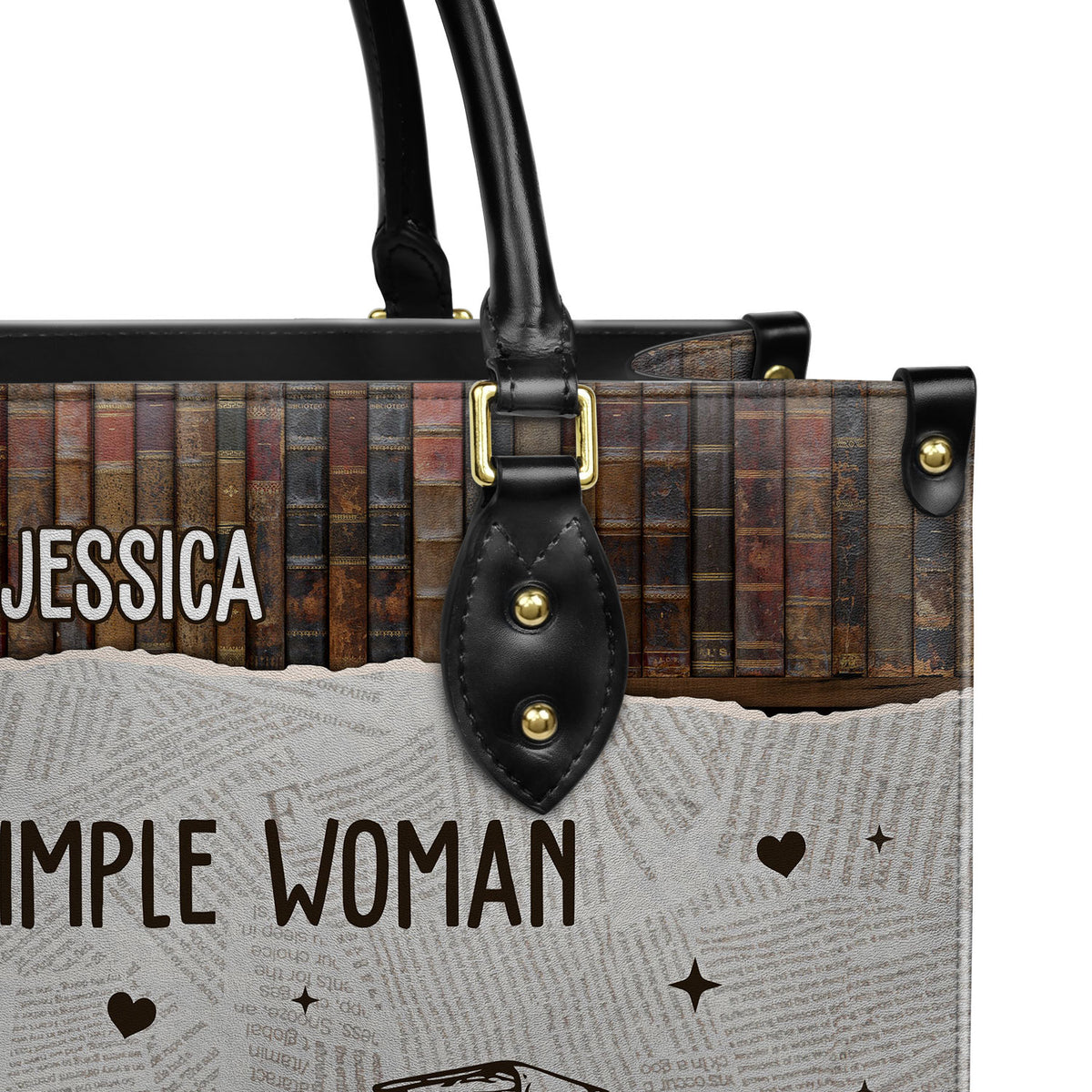 I Am A Simple Woman HHRZ03084037IX Leather Bag