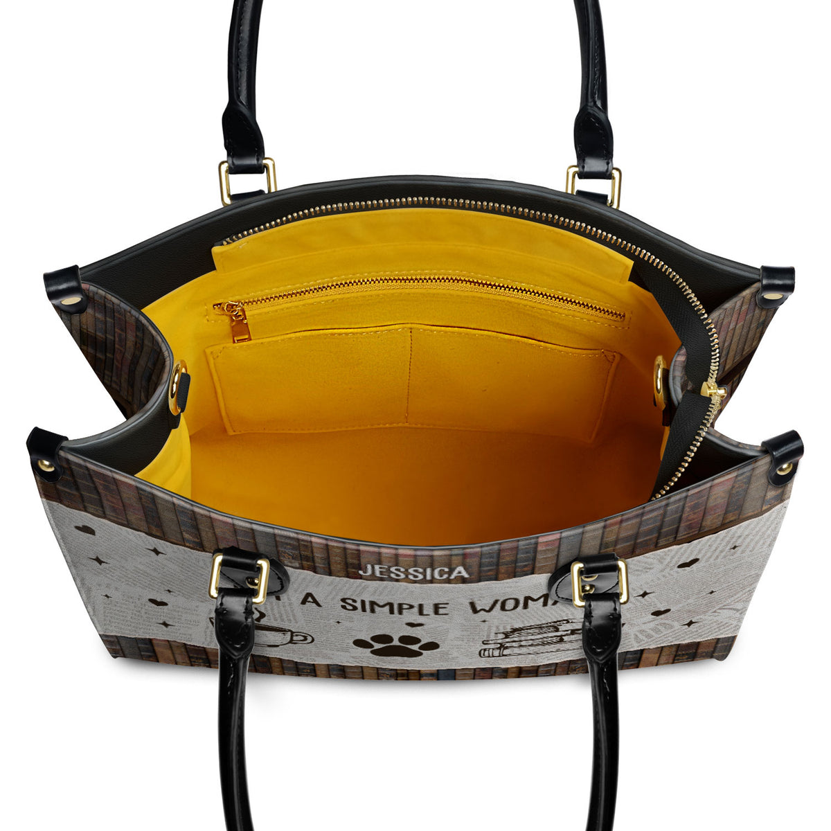 I Am A Simple Woman HHRZ03084037IX Leather Bag