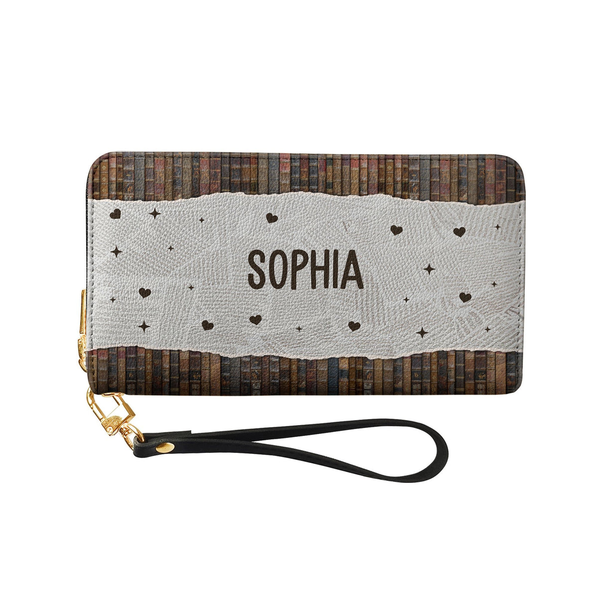 I Am A Simple Woman HHRZ15093278HU Zip Around Leather Wallet