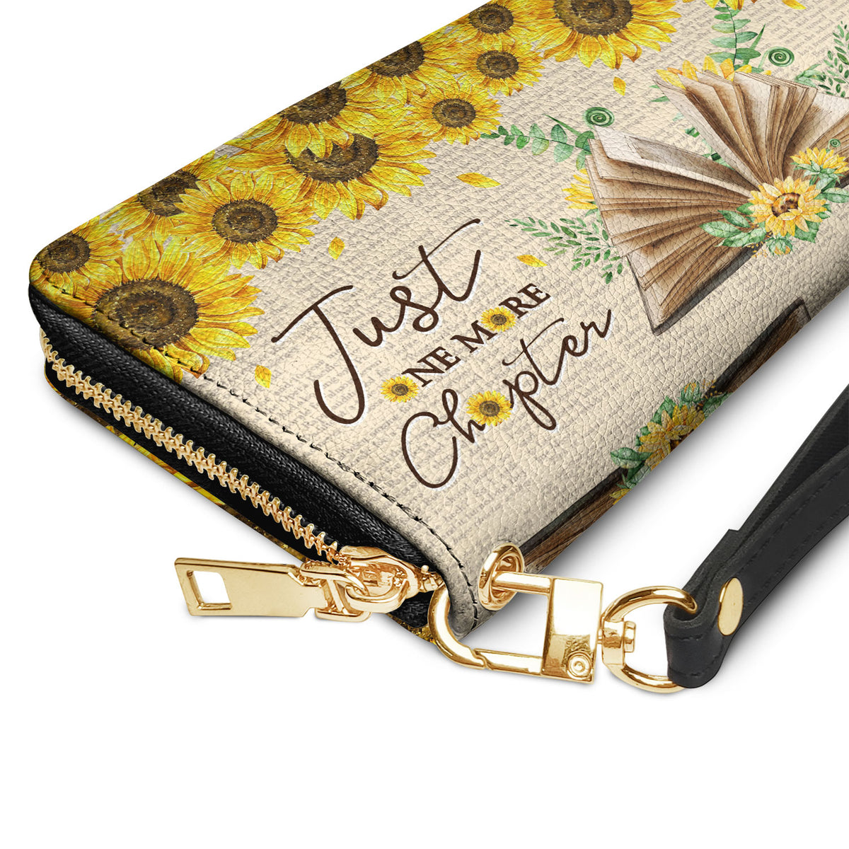 Just One More Chapter HHRZ18094776NQ Zip Around Leather Wallet