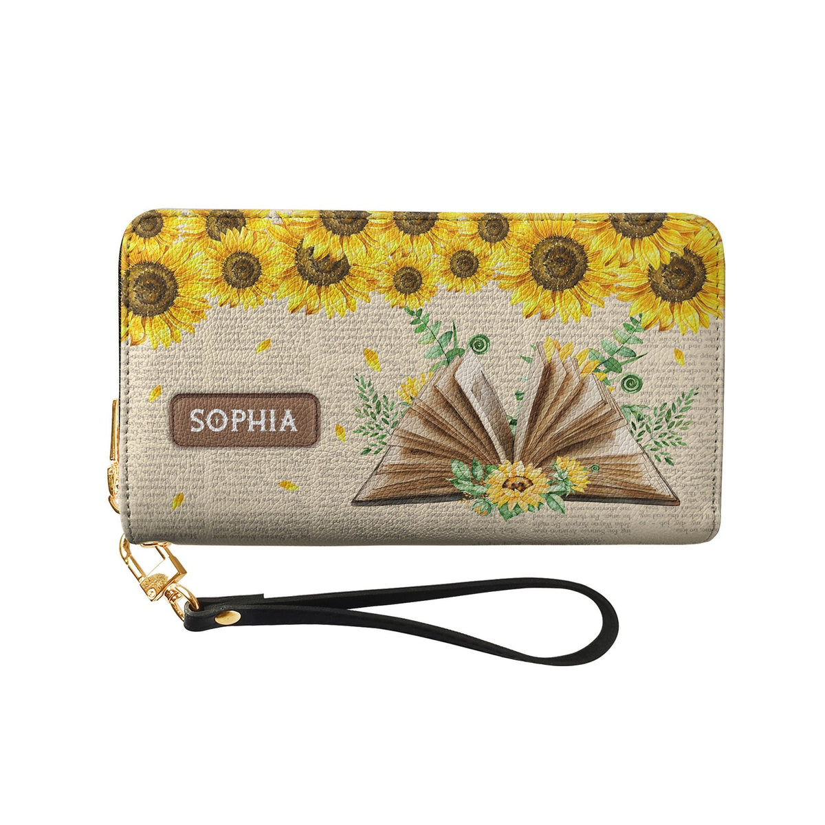 Just One More Chapter HHRZ18094776NQ Zip Around Leather Wallet