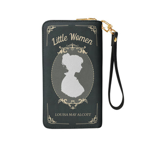 Little Women I Am Not Afraid Of Storms For I Am Learning How To Sail My Ship DNRZ100723061 Zip Around Leather Wallet