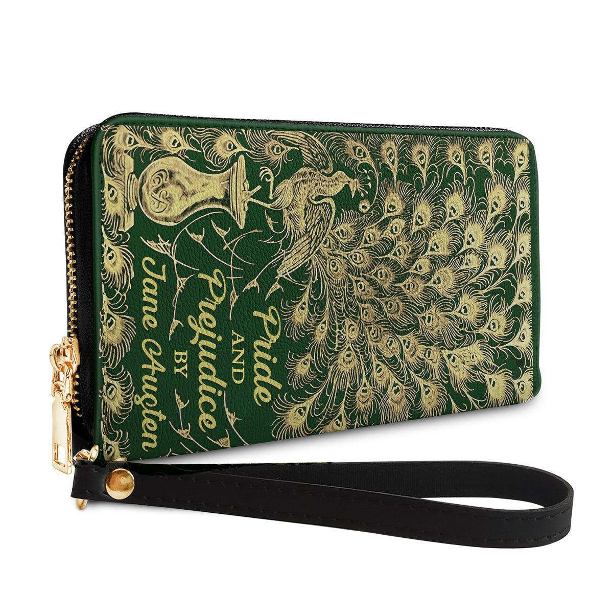 Pride And Prejudice By Jane Austen DNRZ100723811 Zip Around Leather Wallet