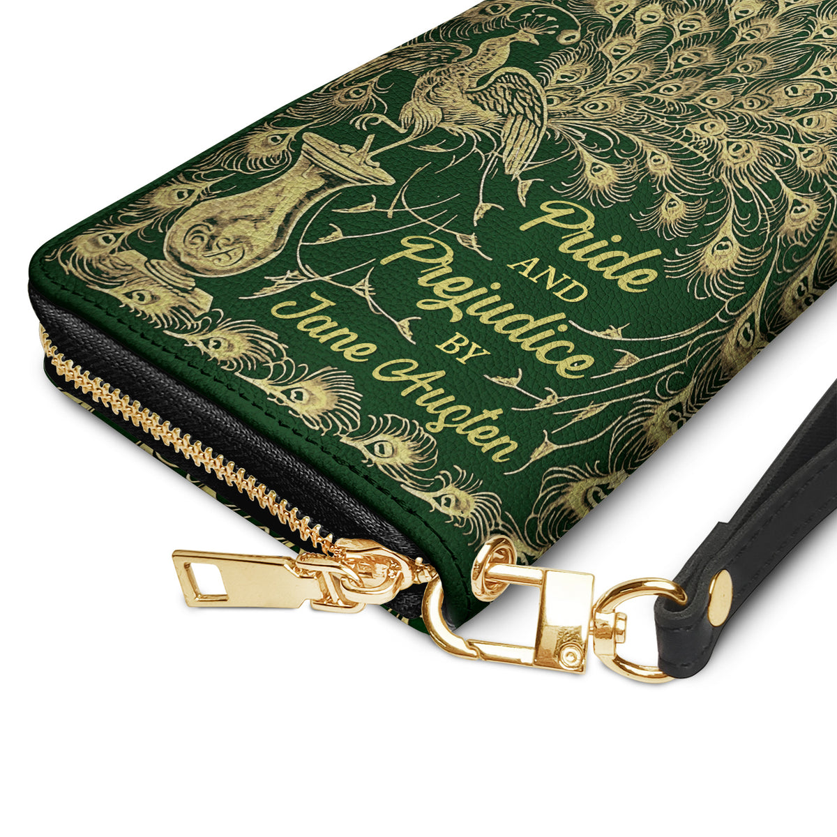 Pride And Prejudice By Jane Austen DNRZ100723811 Zip Around Leather Wallet