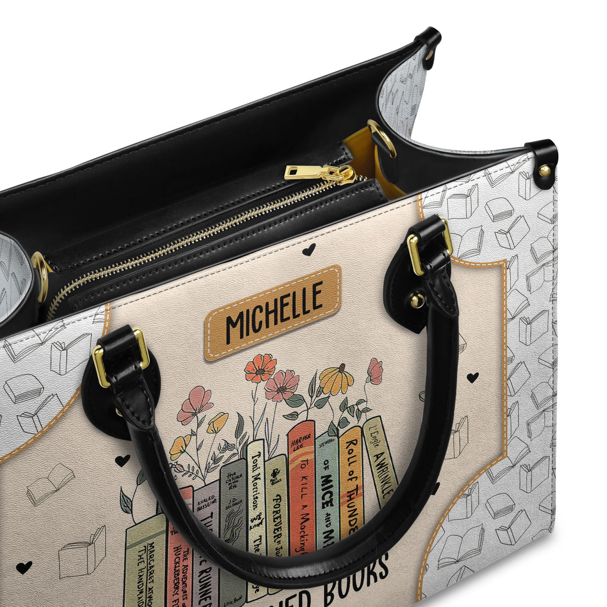 Read Banned Books HHRZ03085900VY Leather Bag