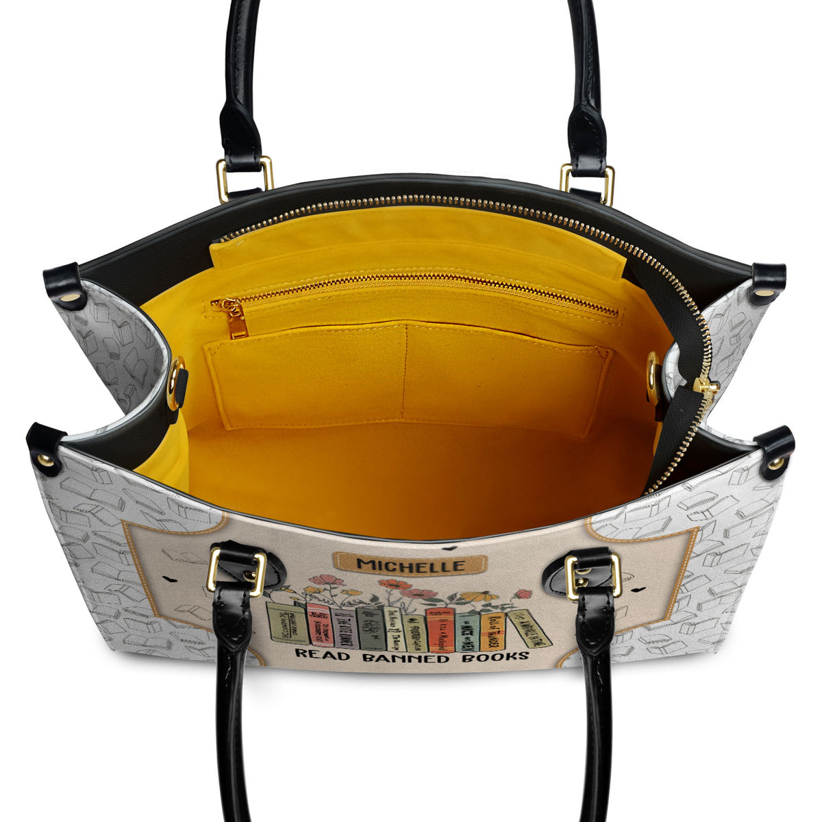 Read Banned Books HHRZ03085900VY Leather Bag