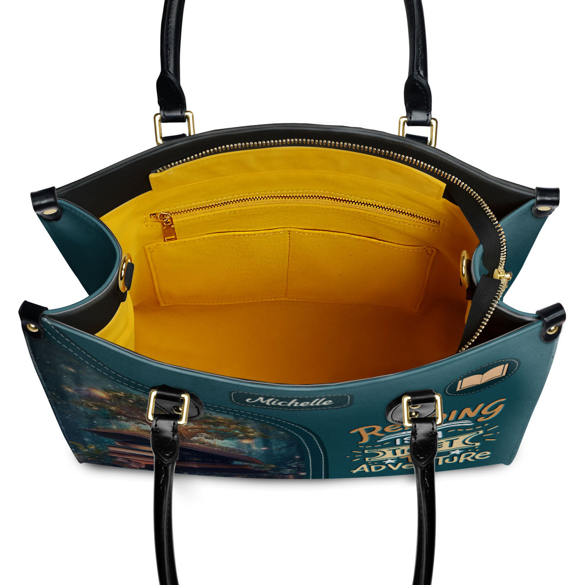 Reading Is A Ticket To Adventure HHRZ03089833KD Leather Bag