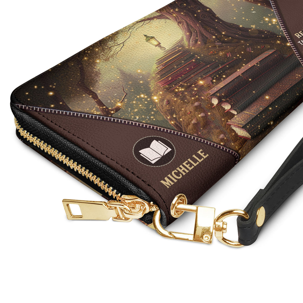 Reading Takes You On The Greatest Adventure HHRZ28117618JC Zip Around Leather Wallet